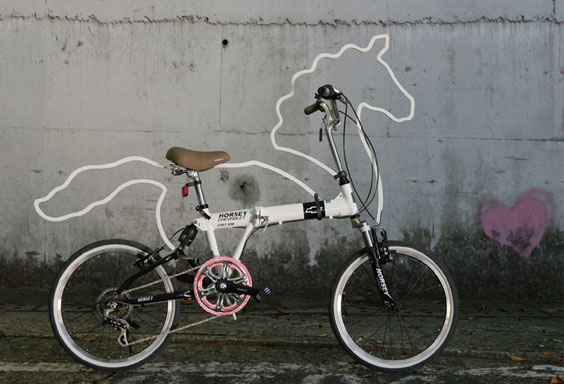 Horsey bike attachment by Eungi Kim